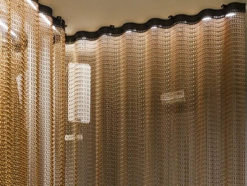 Metal curtain installation